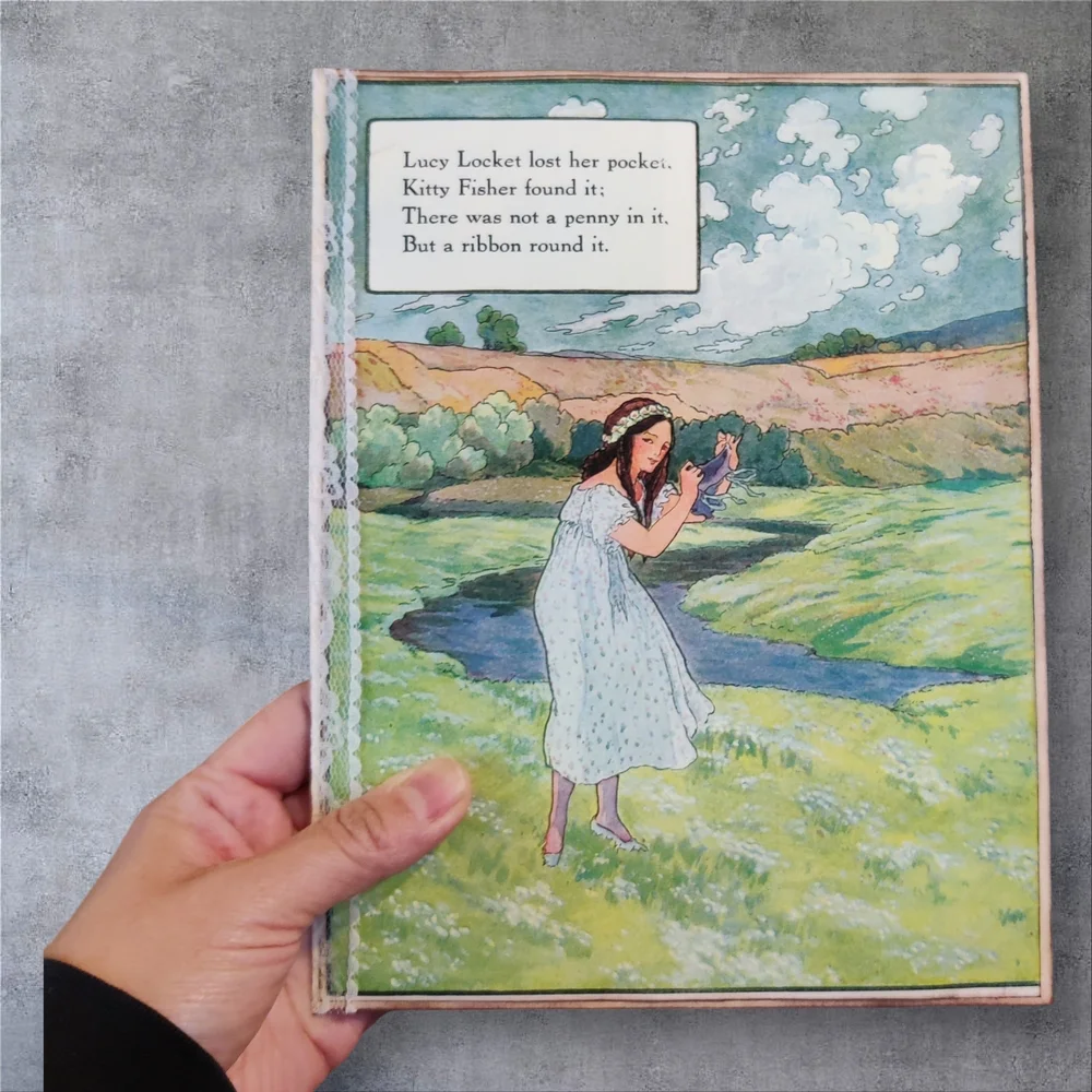 ​Vintage Storybook Junk Journal Folio  - Handmade Ephemera Kit